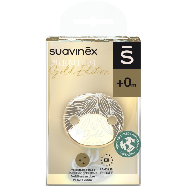 Фото - Тримач пустушок Suavinex Gold Edition білий (307866)